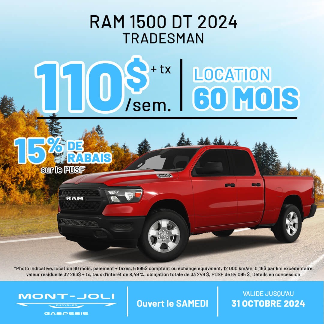 2024 RAM 1500 DT Tradesman 